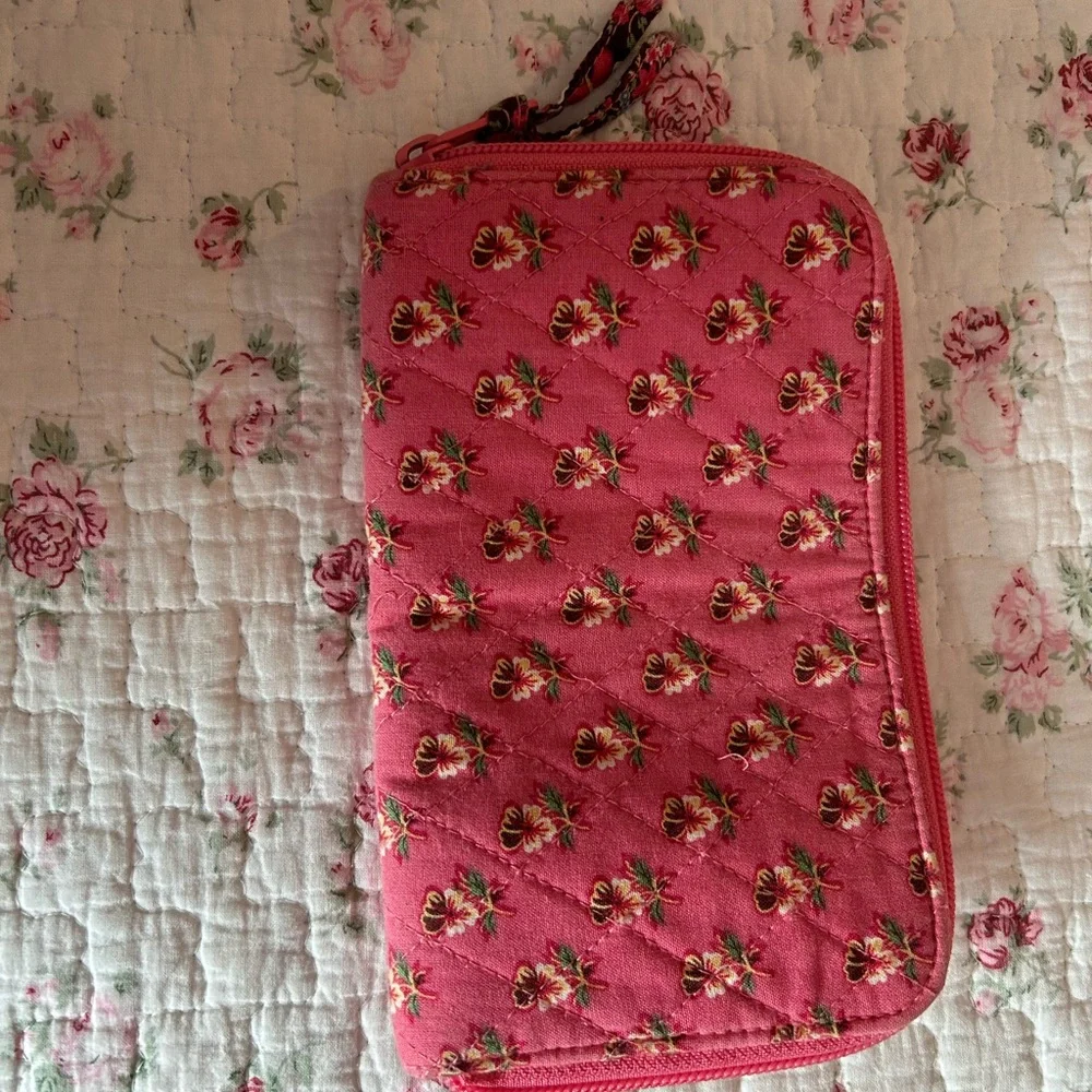 Vera Bradley Pink Floral Crossbody Bag - Picture 8 of 10